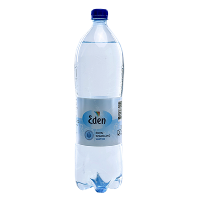 Eden gāzēts dzeramais ūdens PET pudelē 1,5l